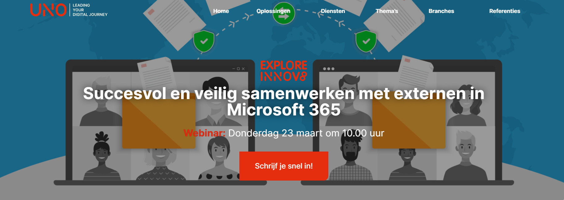 UNO Security Event UNO Webinar Succesvol en veilig samenwerken met